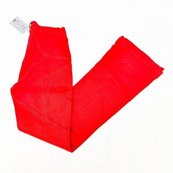 Revice Venus Flares Mars Bar Red Star Design Denim Jeans Size 29 NWT - Picture 10 of 10